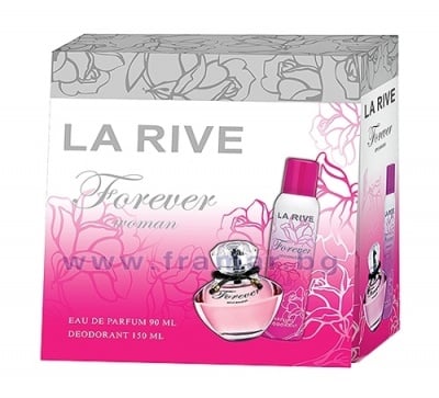 ЛА РИВ ДАМСКИ КОМПЛЕКТ FOREVER - ПАРФЮМНА ВОДА 90 мл + ДЕЗОДОРАНТ 150 мл