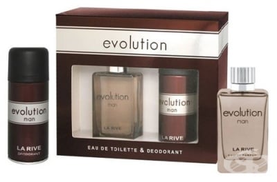 ЛА РИВ КОМПЛЕКТ EVOLUTION ТОАЛЕТНА ВОДА И ДЕЗОДОРАНТ ЗА МЪЖЕ 
