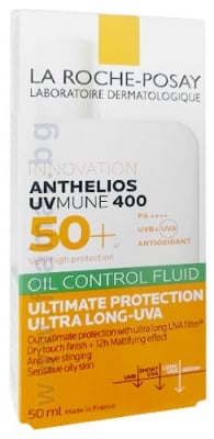 ЛА РОШ ANTHELIOS UVMUNE 400 ФЛУИД ЗА МАЗНА КОЖА SPF50+ 50 мл 847292