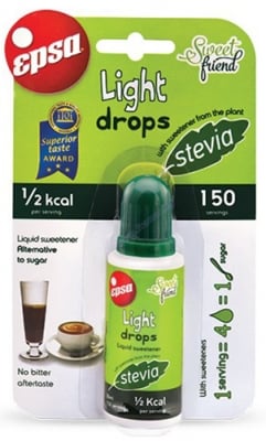 ЛАЙТ ДРОПС ТЕЧЕН ПОДСЛАДИТЕЛ СЪС СТЕВИЯ 30 мл ЗДРАВНИЦА