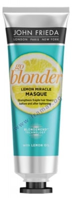 ДЖОН ФРИЕДА SHEER BLONDE ПОДСИЛВАЩА МАСКА ЗА ИЗРУСЕНА КОСА LEMON MIRACLE 100 мл