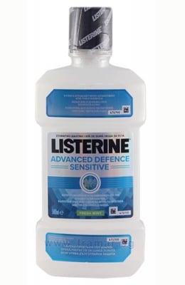 ВОДА ЗА УСТА LISTERIN SENSITIVE 500 мл