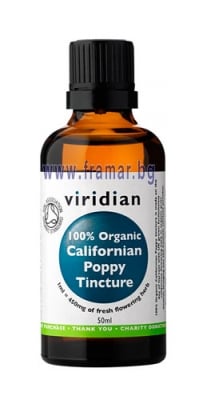 МАК ЧЕРВЕН ОРГАНИК тинктура 50 мл VIRIDIAN 