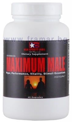 МАКСИМУМ МЪЖ капсули * 45 USA LABORATORIES