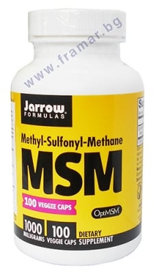 ДЖАРОУ ФОРМУЛАС МСМ (МЕТИЛ - СУЛФОНИЛ - МЕТАН) капсули 1000 мг. * 100