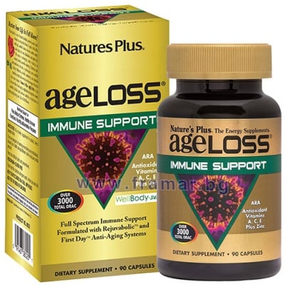 НЕЙЧЪРС ПЛЮС AGE LOSS ИМУН СЪПОРТ капсули * 90