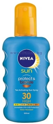 НИВЕА СЪН СПРЕЙ БРОНЗ SPF 30 200 мл.