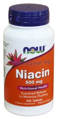 НАУ ФУДС ВИТАМИН Б 3 НИАЦИН таблетки 500 мг * 100