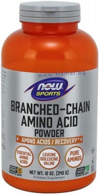 НАУ ФУДС BCAA (ВЕРИЖНО РАЗКЛОНЕНИ АМИНОКИСЕЛИНИ) прах 340 г