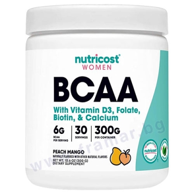 НУТРИКОСТ BCAA ЗА ЖЕНИ прах с вкус на манго 300 г