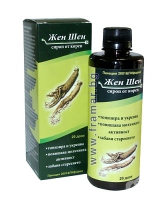 ЖЕН ШЕН сироп от корен 400 гр.