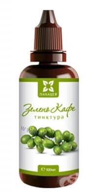 ПАНАЦЕЯ ТИНКТУРА ЗЕЛЕНО КАФЕ 100 мл