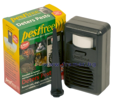 УРЕД УЛТРАЗВУКОВ PESTFREE ПРОТИВ КУЧЕТА И КОТКИ 88