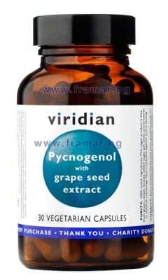 ПИКНОГЕНОЛ С ЕКСТРАКТ ОТ ГРОЗДОВИ СЕМКИ капсули * 30 VIRIDIAN