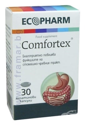 КОМФОРТЕКС капсули 200 мг * 30 ЕКОФАРМ