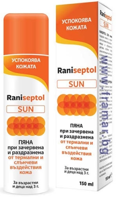 РАНИСЕПТОЛ SUN спрей - пяна 150 мл