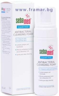 СЕБА МЕД АНТИ АКНЕ АНТИБАКТЕРИАЛНА ПЯНА 150 мл