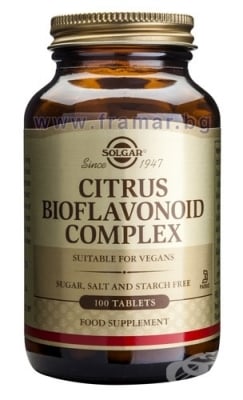 СОЛГАР ЦИТРУСОВ БИОФЛАВОНОИД КОМПЛЕКС таблетки * 100