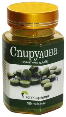 СПИРУЛИНА табл. 300 мг. * 180 РАМКОФAРМ