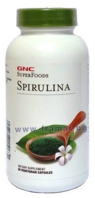 СПИРУЛИНА капсули * 90 GNC