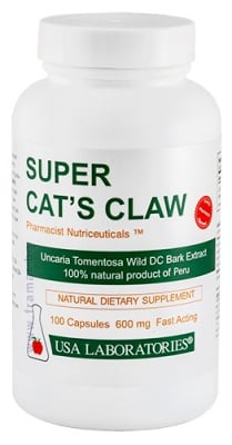 СУПЕР КОТЕШКИ НОКЪТ капсули 600 мг * 100 USA LABORATORIES