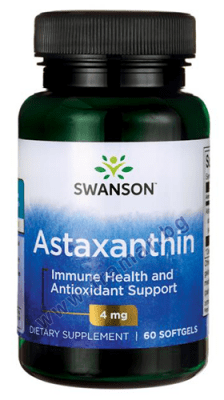 СУОНСЪН АСТАКСАНТИН капсули 4 мг * 60