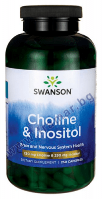 СУОНСЪН ХОЛИН И ИНОЗИТОЛ капсули 250 мг / 250 мг * 250