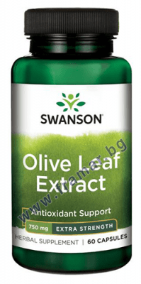 СУОНСЪН СУПЕР СИЛЕН ЕКСТРАКТ ОТ ЛИСТА НА МАСЛИНА капсули 750 мг * 60
