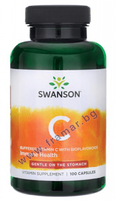 СУОНСЪН БУФЕРИРАН ВИТАМИН С + БИОФЛАВОНОИДИ капсули * 100