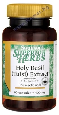 СУОНСЪН ЕКСТРАКТ ОТ СВЕЩЕН БОСИЛЕК капсули 400 мг * 60