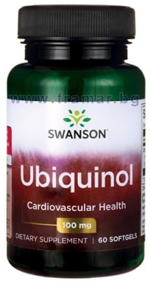 СУОНСЪН УБИКВИНОЛ (БИОАКТИВЕН КОЕНЗИМ Q10) капсули 100 мг * 60