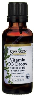 СУОНСЪН ВИТАМИН D3 капки 400 IU 29.6 мл