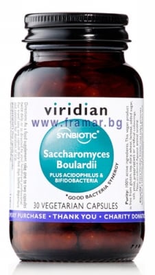СИНБИОТИК КОМПЛЕКС + САХАРОМИЦЕС капсули * 30 VIRIDIAN