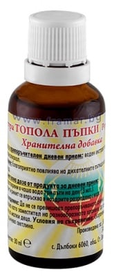 ТИНКТУРА ТОПОЛА ПЪПКИ 30 мл