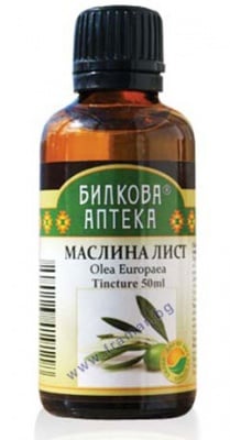 БИЛКОВА АПТЕКА ТИНКТУРА МАСЛИНА ЛИСТ 50 мл