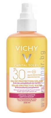 ВИШИ СОЛЕЙ СЛЪНЦЕЗАЩИТНА ВОДА ЗА ЛИЦЕ И ТЯЛО С АНТИОКСИДАНТЕН ЕФЕКТ СЪС SPF 30 200 мл