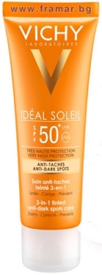 ВИШИ СОЛЕЙ SPF 50+ КРЕМ ЗА ЛИЦЕ ПРОТИВ ПЕТНА 50 мл
