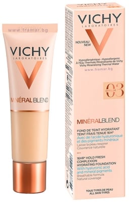 ВИШИ МИНЕРАЛБЛЕНД ФОН ДЬО ТЕН 03 ДЖИПСЪМ 30 мл