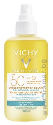 ВИШИ СОЛЕЙ СЛЪНЦЕЗАЩИТНА ВОДА ЗА ЛИЦЕ И ТЯЛО ЗА ХИДРАТАЦИЯ СЪС SPF 50+ 200 мл