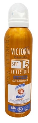 ВИКТОРИЯ БЮТИ СЪН СПРЕЙ SPF 15 150 мл