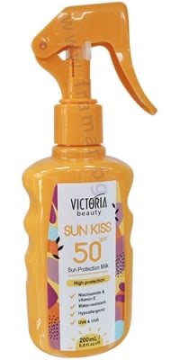 ВИКТОРИЯ БЮТИ СЪН КИС СЛЪНЦЕЗАЩИТНО МЛЯКО СПРЕЙ ЗА ТЯЛО SPF 50 200 мл 0770458