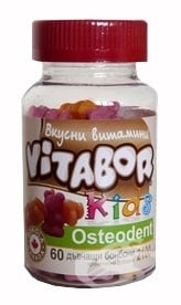 ВИТАБОР КИДС ОСТЕОДЕНТ дъвчащи бонбони * 60