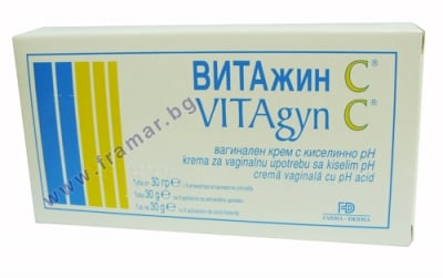 ВИТАЖИН С вагинален крем 30 гр. НАТУРФАРМА
