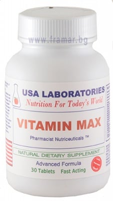 ВИТАМИН МАКС таблетки * 30 USA LABORATORIES