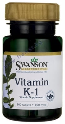 СУОНСЪН ВИТАМИН К1 таблетки 100 мкг * 100