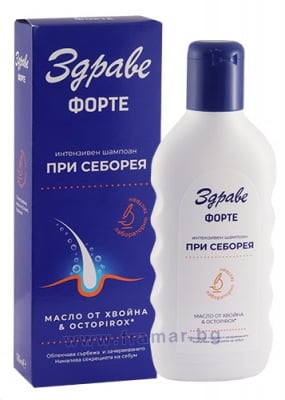 ЗДРАВЕ ШАМПОАН ФОРТЕ ПРОТИВ СЕБОРЕЯ 130 мл