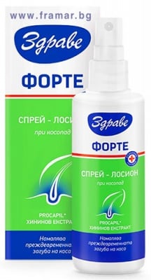 ЗДРАВЕ ФОРТЕ  СПРЕЙ-ЛОСИОН ПРОТИВ КОСОПАД 130 мл