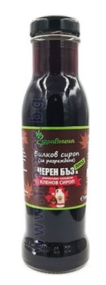 ЧЕРЕН БЪЗ (ПЛОД) И КЛЕНОВ СИРОП 285 мл ЗДРАВНИЦА