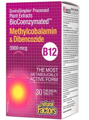 Vitamin B12 3000 mcg 30 sublin