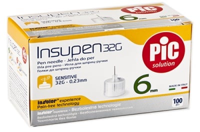 Insupen PIC 32G 6 mm 100 pcs /
